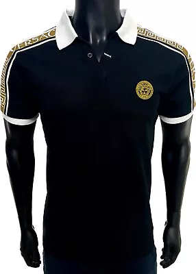 Men Black Polo Shirt Vèrsace • $105