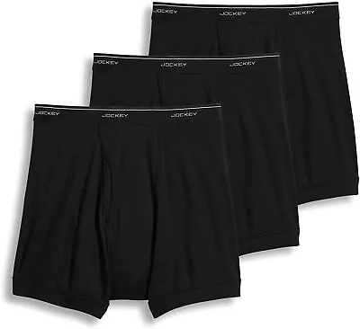 Jockey Men's Underwear Classic Cotton Mesh Boxer Brief - 3 Pack • $28.98