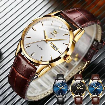 £11.06 • Buy Mens Watches Gents Casual Leather Strap Quartz Analogue Wrist Watch Fashion Gift