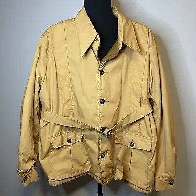 Nortex Sportswear Sz XL Vintage Deck Chore Safari Bush Jacket W/ Belt! • $19.95