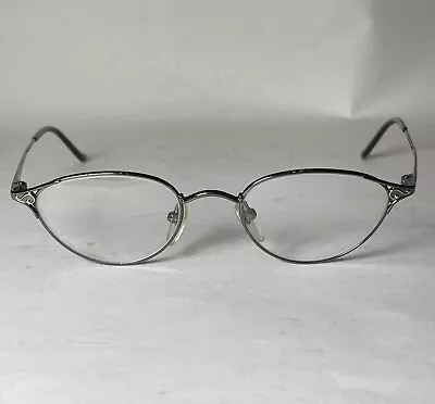 Martine Sitbon Eyeglasses Frames 6531 Silver Round Cat Eye 46-19-135 Japan • $46.75