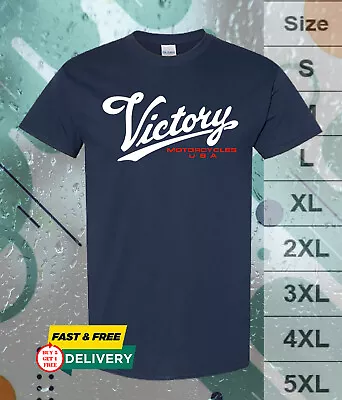 New Shirt Victory American Motorcycle Logo T-Shirt Usa Size S - 5XL • $29