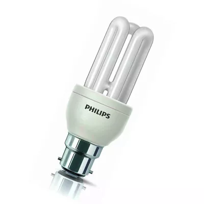 Philips Genie CFL Bulb Energy Saving BC ES Or SES Cap Element Light Bulbs • £3.99