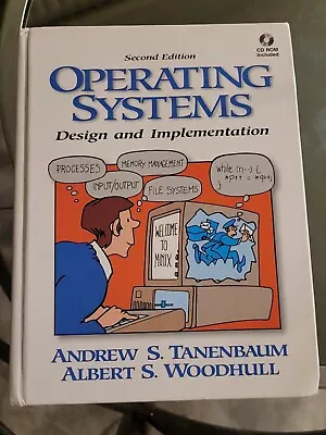 Operating Systems Design And Implementation (2nd Ed.) Tanenbaum - CD Is Sealed • $6.99