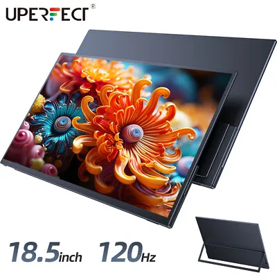 UPERFECT 18.5  120Hz Gaming Monitor Type C Portable Monitor Screen For PS Xbox • $134.99