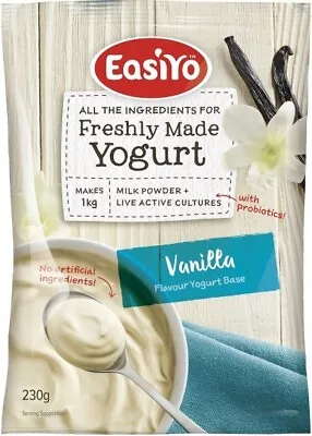 8 X 230g EASIYO Vanilla Yogurt • $69.80