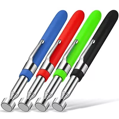 4Pcs Telescoping Magnet Pickup Tools Magnetic Stick To Retrieve Screws Nuts Pins • $18.46