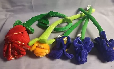 2024 Krewe Of Iris Mardi Gras New Orleans Parade Throws 5 Fabric Flowers • $6.99