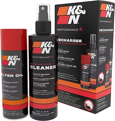 K&N Recharger/Filter Cleaning Kit Aerosol 99-5000 Oil Engine Cleaner Care Spray • $30.97