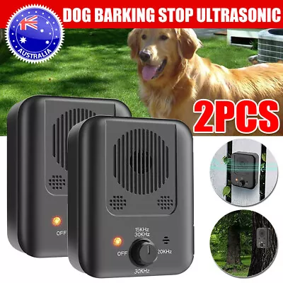 Dog Barking Stop Ultrasonic Bark Control Anti Bark Device Tool 30 Days Automatic • $45.55
