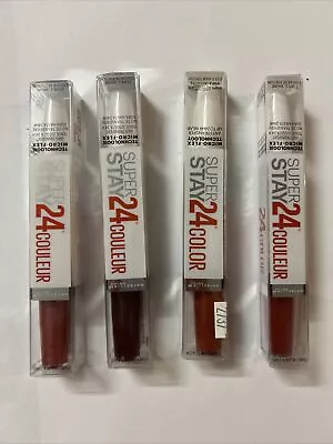 Maybelline Super Stay 24 Color 2-Step Liquid Lipstick~#310 #915#270#045/lot Of4 • $24.99