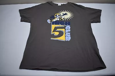 Indiana Pacers NBA Basketball Mascot Boomer High Club Graphic T Shirt Size Large • $7.99