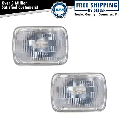 Philips CrystalVision Ultra Sealed Beam H6054 Halogen Clear Headlight Bulb Pair • $49.99