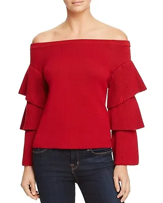 Endless Rose Red Off The Shoulder Jumper Size XS • £22.99