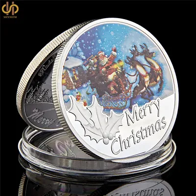 Santa Claus Fine Silver Merry Christmas Father Christmas Coin Snowman Collection • $4.50