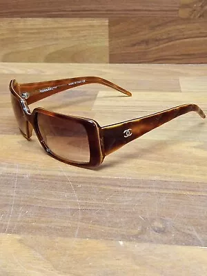 Chanel Acetate Sunglasses Made In Italy 5045 C.684/6 55-17 ~ Genuine Vintage 90s • $125