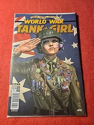 WORLD WAR TANK GIRL 3 2017 3 WAHL Cover Art Titan Comics Tank Girl Comic  • £12.04