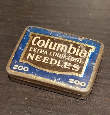 Gramophone Phonograph Needle Tin Nadeldose Columbia British Hard To Find Version • $24