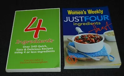 Kim McCosker - 4 Ingredients + Women's Weekly Just Four Ingredients Fast • $22.50