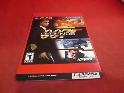 £6.88 • Buy 007 Legends Playstation 3 PS3 Blockbuster Store Promo Display Card ONLY