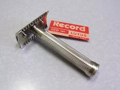 Vintage MERKUR GRAFCO GERMANY OLD TYPE Double Edge Safety Razor - Clean • $35