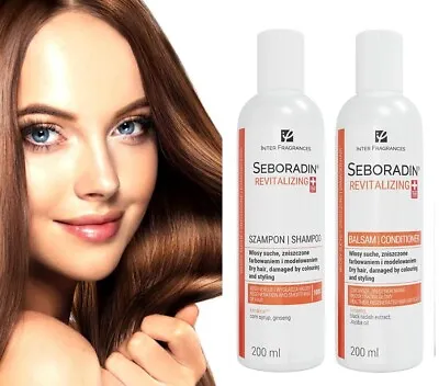 Seboradin  Revitalizing Shampoo Exp 02/2024 &  Conditioner  For Damaged Hair-Set • £15.79