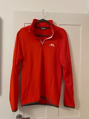 £30 • Buy J. Lindeberg Mens Mid Layer Zip Top.  Pullover Long Sleeve. Size L