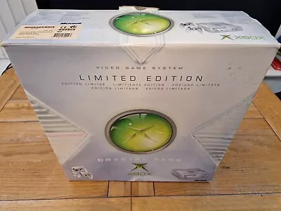 Limited Edition Crystal Pack Microsoft Xbox Original Console With 2 Controllers • £155