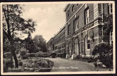 Surrey - Walton-on-Thames Metropolitan Convalescent Hospital 1935  Postcard • £4