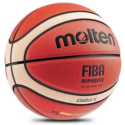 Indoor Outdoor Basketball FIBA Approved Size 6 PU Leather Match Training • $37.95