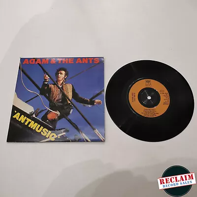 Adam & The Ants Antmusic 7  Vinyl Record Very Good Condition • £4.59