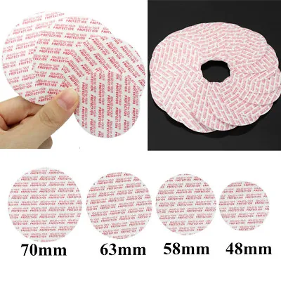 100Pcs Foam Safety Tamper Seals Jar Bottle Press Seal Cap Liners 48/58/63/70mm • £4.74