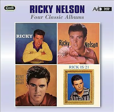 Ricky Nelson : Four Classic Albums CD 2 Discs (2016) ***NEW*** Amazing Value • £6.47