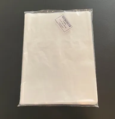 10 - 2000 Uline 9x12 Clear Plastic Apparel/Goods Poly Bag 1Mil - 2  Flap Lock • $18.75