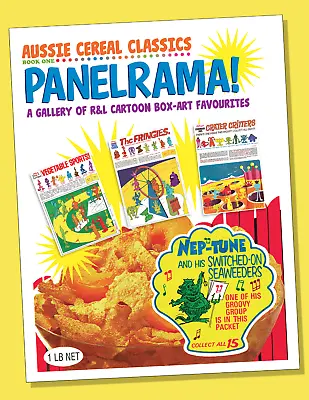 Aussie Cereal Toys Classics #1 PANELRAMA! COLOUR Book R&L PANELS CRATER CRITTERS • $21