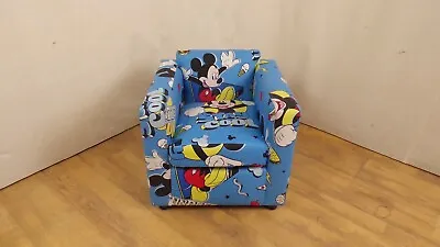 Childs Chair In Mickey Mouse Theme Fabric • £99