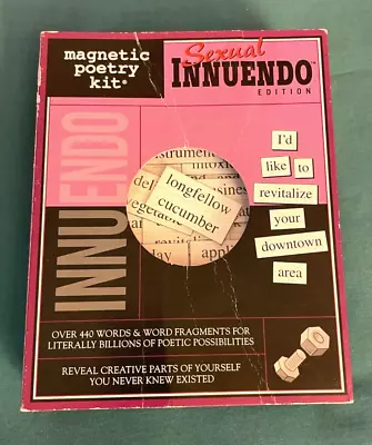 Magnetic Poetry Kit : Sexual Innuendo Edition | 440 Words  {NEW_UNOPENED} • $29.95