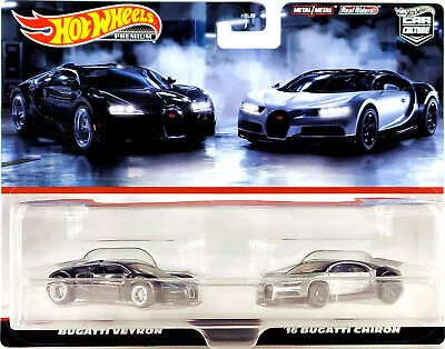 Hot Wheels Car Culture 2 Pack Target Bugatti Veyron & '16 Chiron  In Hand ✅ • $15.96