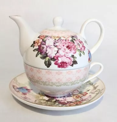 Tea For One Sets - Pink Floral • $18