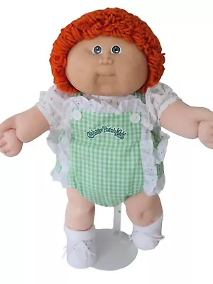 Cabbage Patch Kids Red Poodle Single Braid 1986 Head Mold 14 Valentine Gift • $126