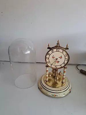 Kundo Kieninger&Obergffell 400 Day Anniversary Clock Glass Dome(SPARE OR REPAIR) • £36.99