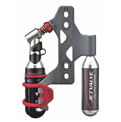 £16.99 • Buy JetValve Pump Smart System Bike Cycle CO2 Air Puncture Bottle Cage Mounting 7021
