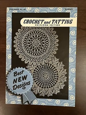 Crochet & Tatting Star Book 66 Vintage Pattern Book American Thread Co 1949 • $7.99