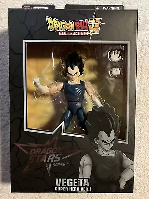 Bandai Namco Dragon Ball Z Stars Series Vegeta Super Hero Ver Version Box Damage • $19.75