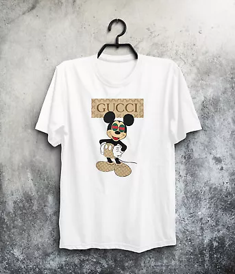 New Gucci Mickey White T-Shirt Unisex • $24.99