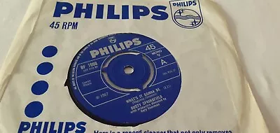 £20 • Buy Vinyl 45 7  WHAT'S IT GONNA BE *DUSTY SPRINGFIELD* Phillips 1967 BF 1608
