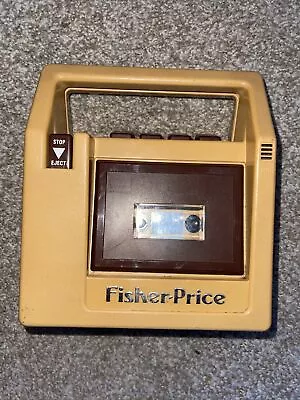 Vintage Manufactured 8-7-1986 Fisher Price  Tape Player Recorder 826 Parts Only • $55.80