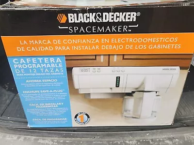 New Open Box Black & Decker Space Maker Under Cabinet 12 Cup Coffee Maker SDC740 • $234.97