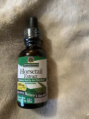 Nature's Answer Horsetail Extract 2000mg 30ml Promotes Healthy Hair/Skin/Nails • £8.90
