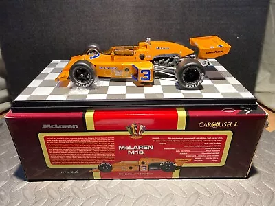 1/18 CAROUSEL 1 COYOTE 1974 INDY 500 WINNER #3 JOHNNY RUTHERFORD McLAREN M16 • $249.99